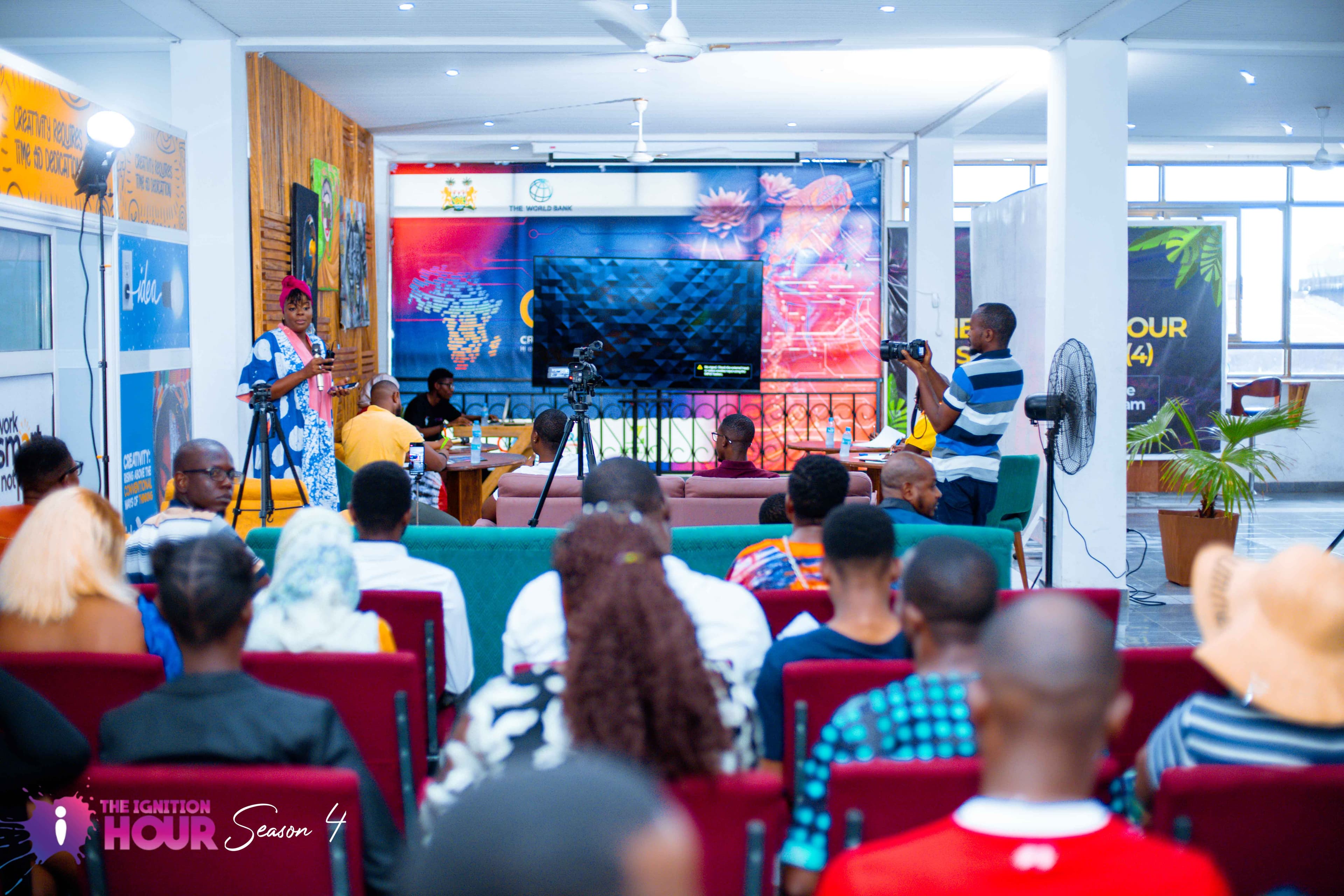 The Ignition Hour venture building session in Freetown